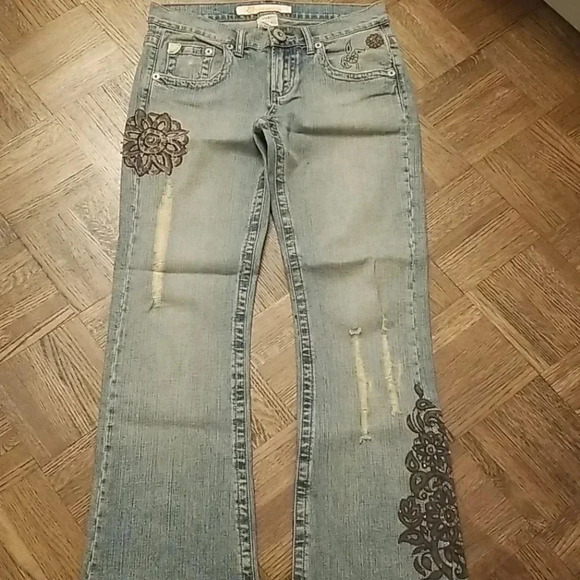 Cavaricci Vintage embellished distressed Jeans - Picture 1 of 12